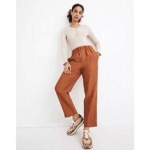 MADEWELL | Burnt Orange Tapered “Huston” Pants Size M